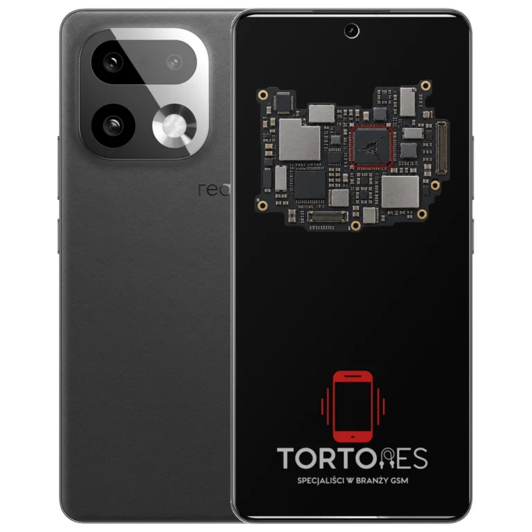 Realme 16 Pro+ 5G z ilustracją płyty głównej - naprawa płyty głównej