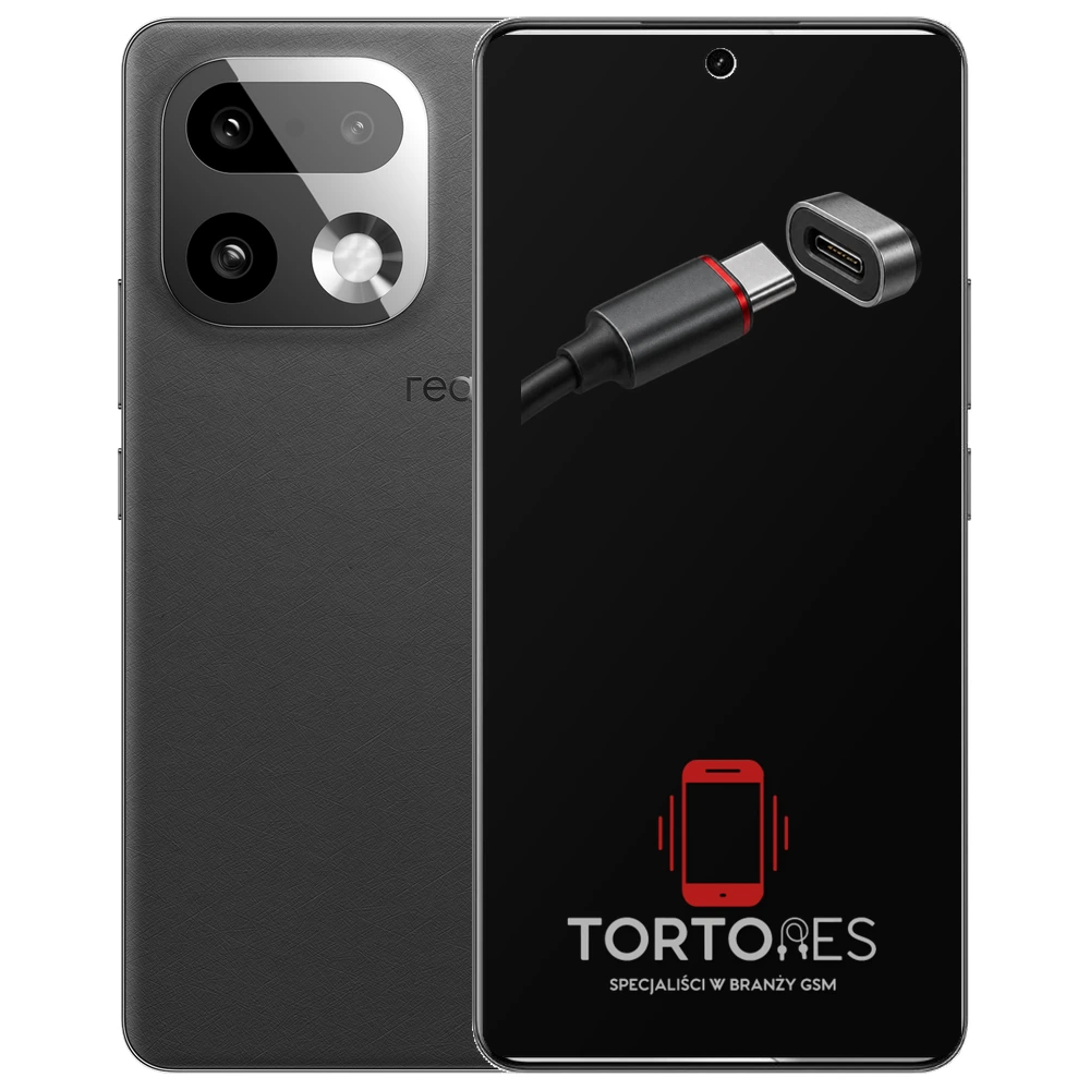 Realme 16 Pro+ 5G z ilustracją złącza ładowania - naprawa złącza ładowania
