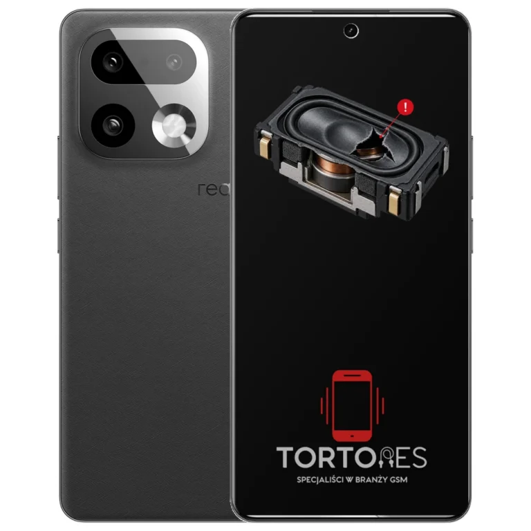 Realme 16 Pro+ 5G z symbolem głośnika multimedialnego - wymiana głośnika multimedialnego