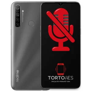 Realme 5i z symbolem mikrofonu - naprawa mikrofonu
