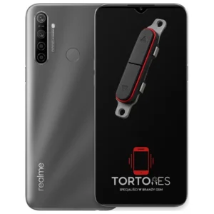 Realme 5i z symbolem przycisków - naprawa przycisków włączania i głośności