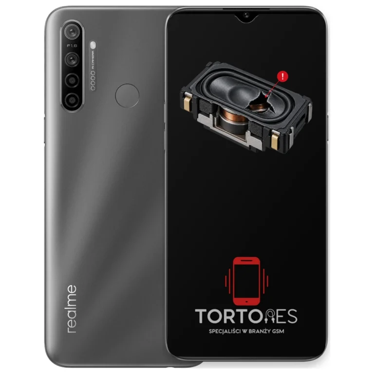 Realme 5i z symbolem głośnika multimedialnego - wymiana głośnika multimedialnego