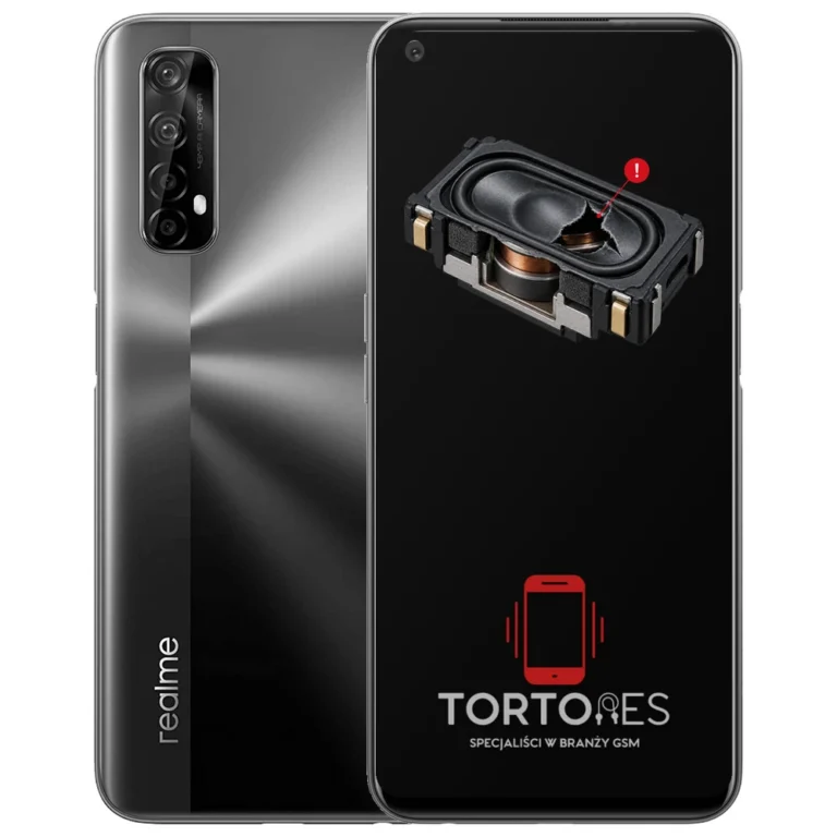 Realme 7 5G z symbolem głośnika multimedialnego - wymiana głośnika multimedialnego