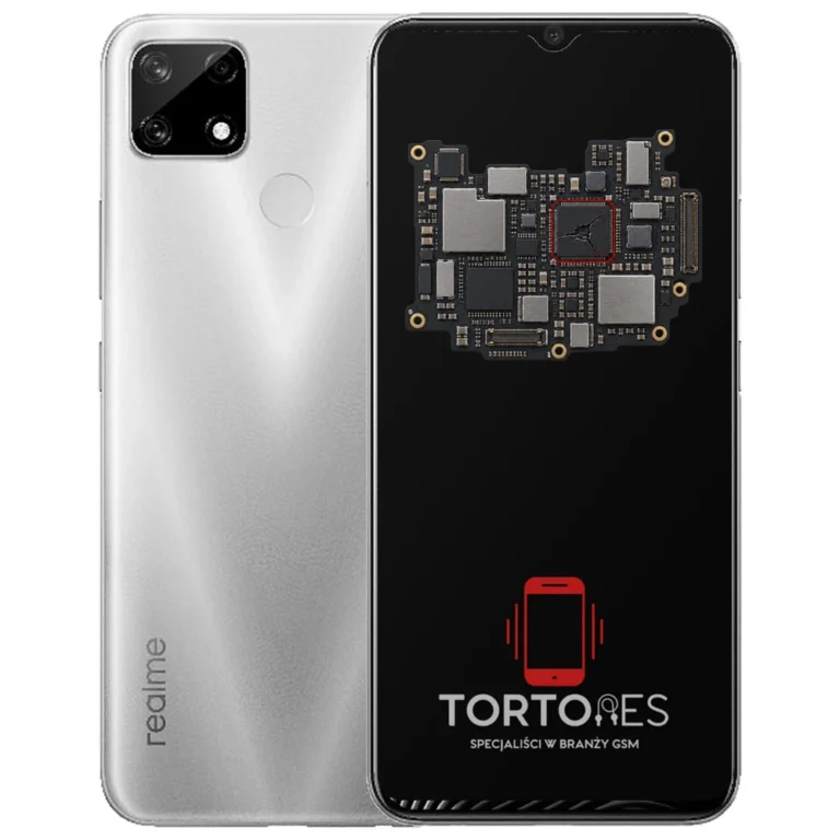 Realme 7i (EU) z ilustracją płyty głównej - naprawa płyty głównej