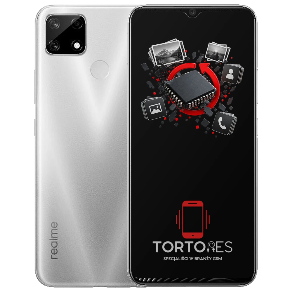 Realme 7i (EU) z ilustracją odzyskiwania danych - odzyskiwanie danych