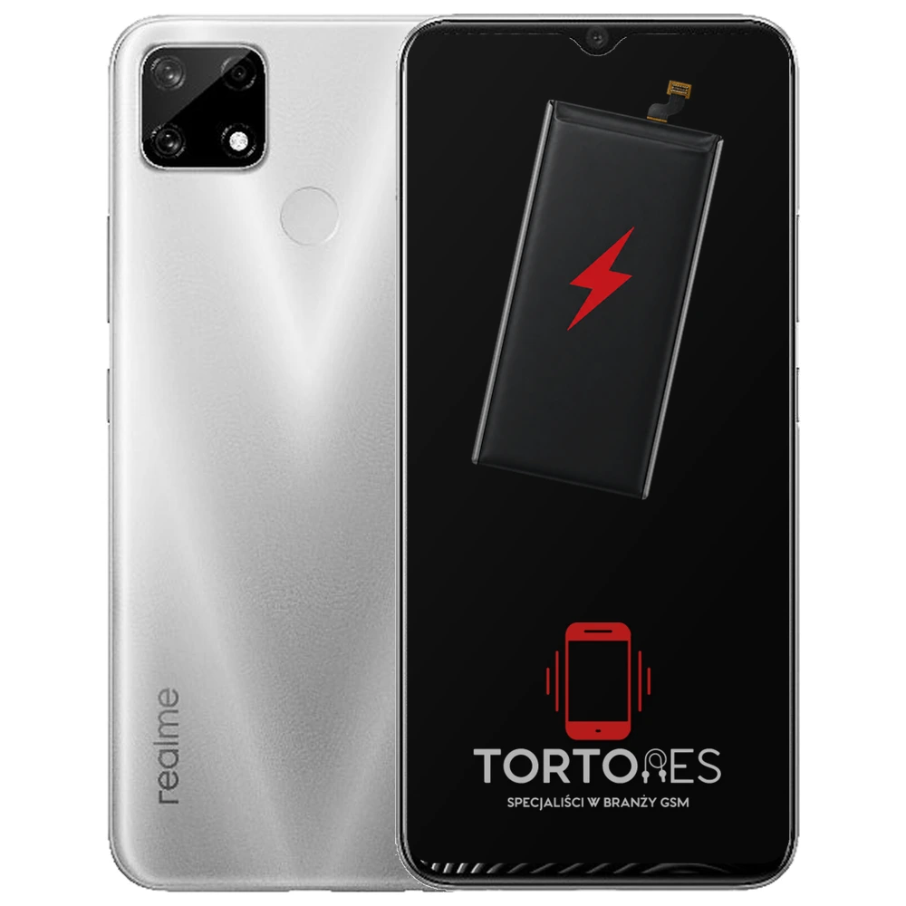 Realme 7i (EU) z ilustracją baterii - wymiana baterii