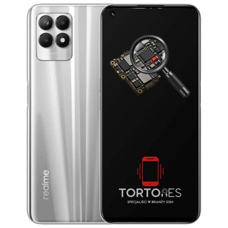 Realme 8i z symbolem diagnostyki - diagnoza telefonu