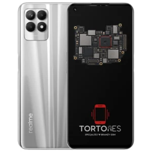 Realme 8i z ilustracją płyty głównej - naprawa płyty głównej