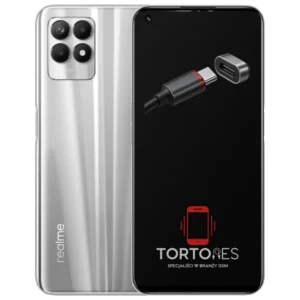 Realme 8i z ilustracją złącza ładowania - naprawa złącza ładowania