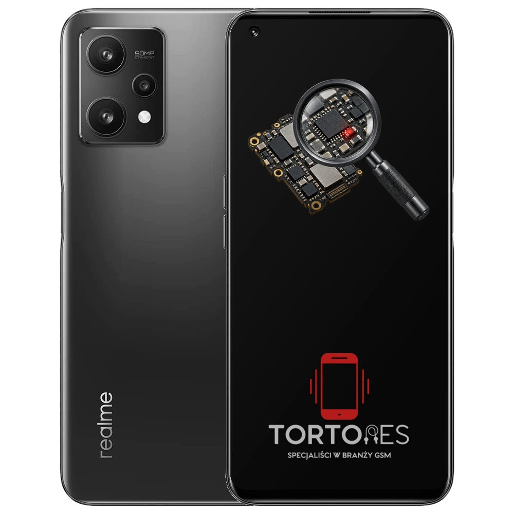 Realme 9 5G (EU) z symbolem diagnostyki - diagnoza telefonu