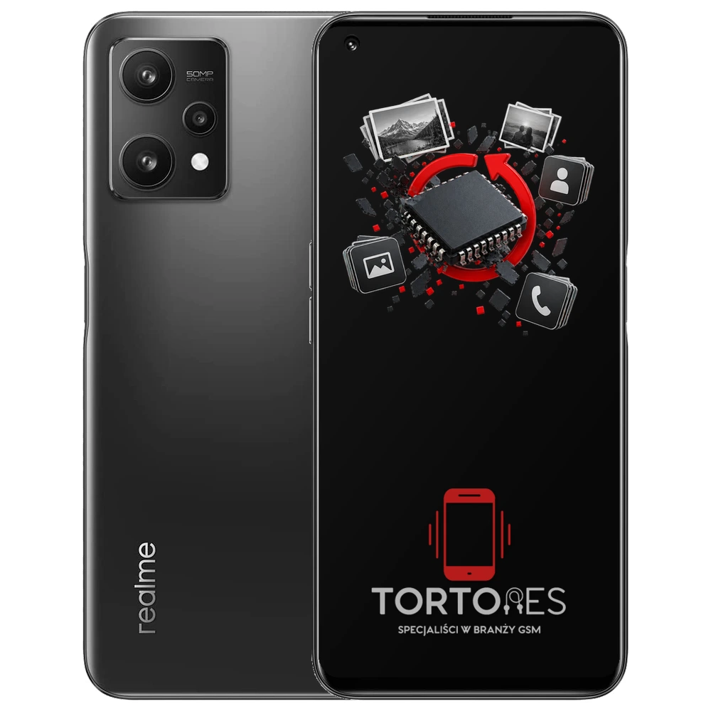 Realme 9 5G (EU) z ilustracją odzyskiwania danych - odzyskiwanie danych