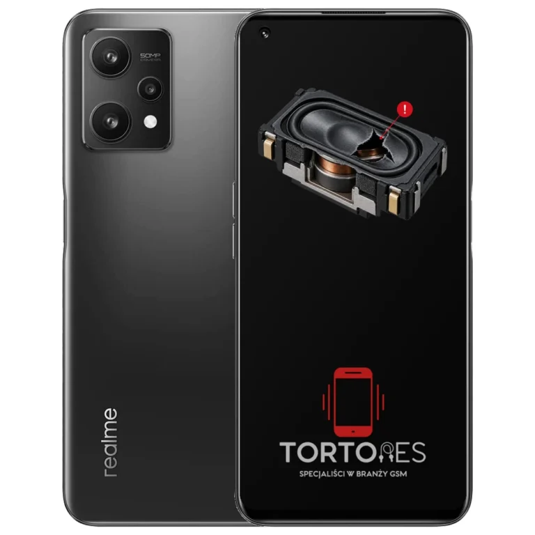 Realme 9 5G (EU) z symbolem głośnika multimedialnego - wymiana głośnika multimedialnego