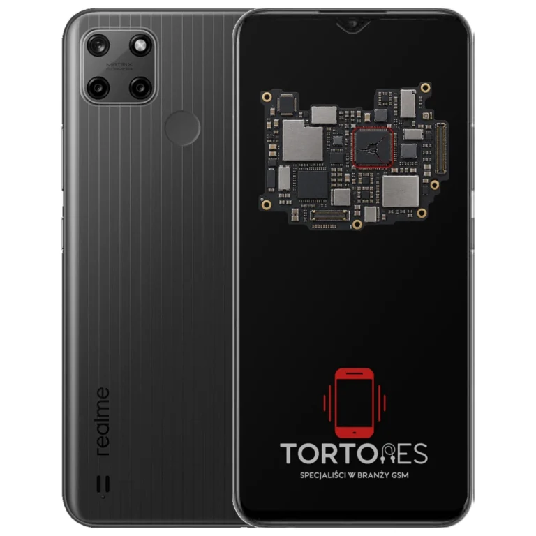 Realme C25Y z ilustracją płyty głównej - naprawa płyty głównej