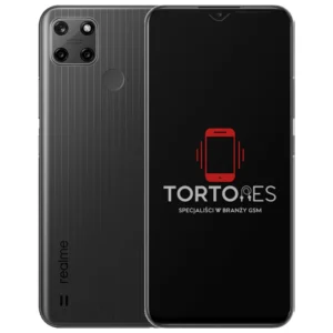 Realme C25Y - widok przodu i tyłu telefonu