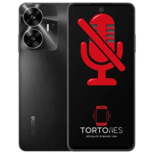 Realme C55 z symbolem mikrofonu - naprawa mikrofonu