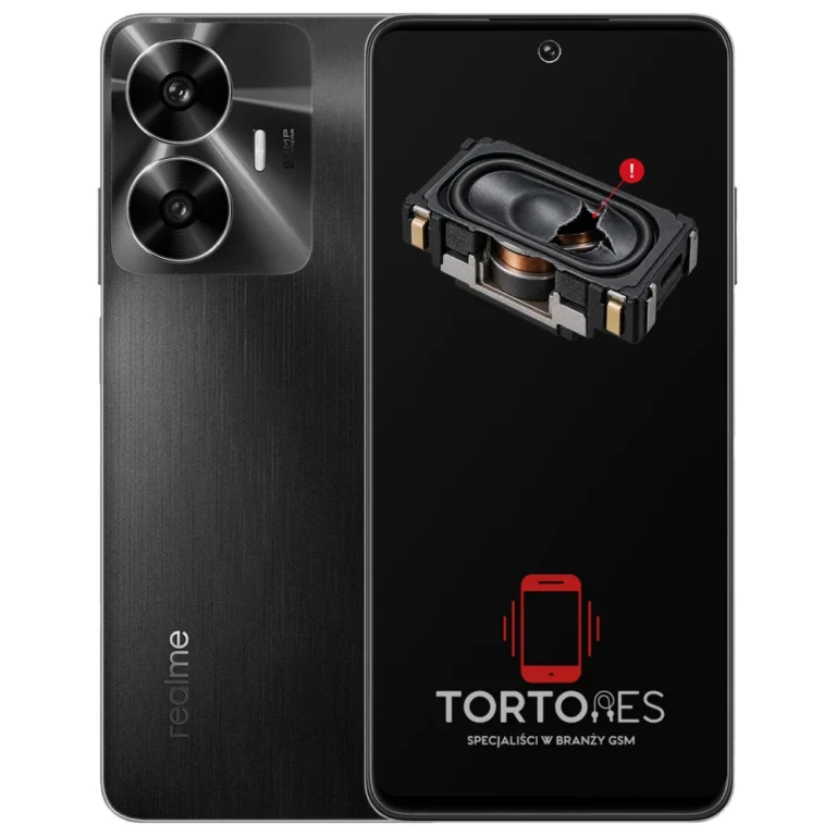 Realme C55 z symbolem głośnika multimedialnego - wymiana głośnika multimedialnego
