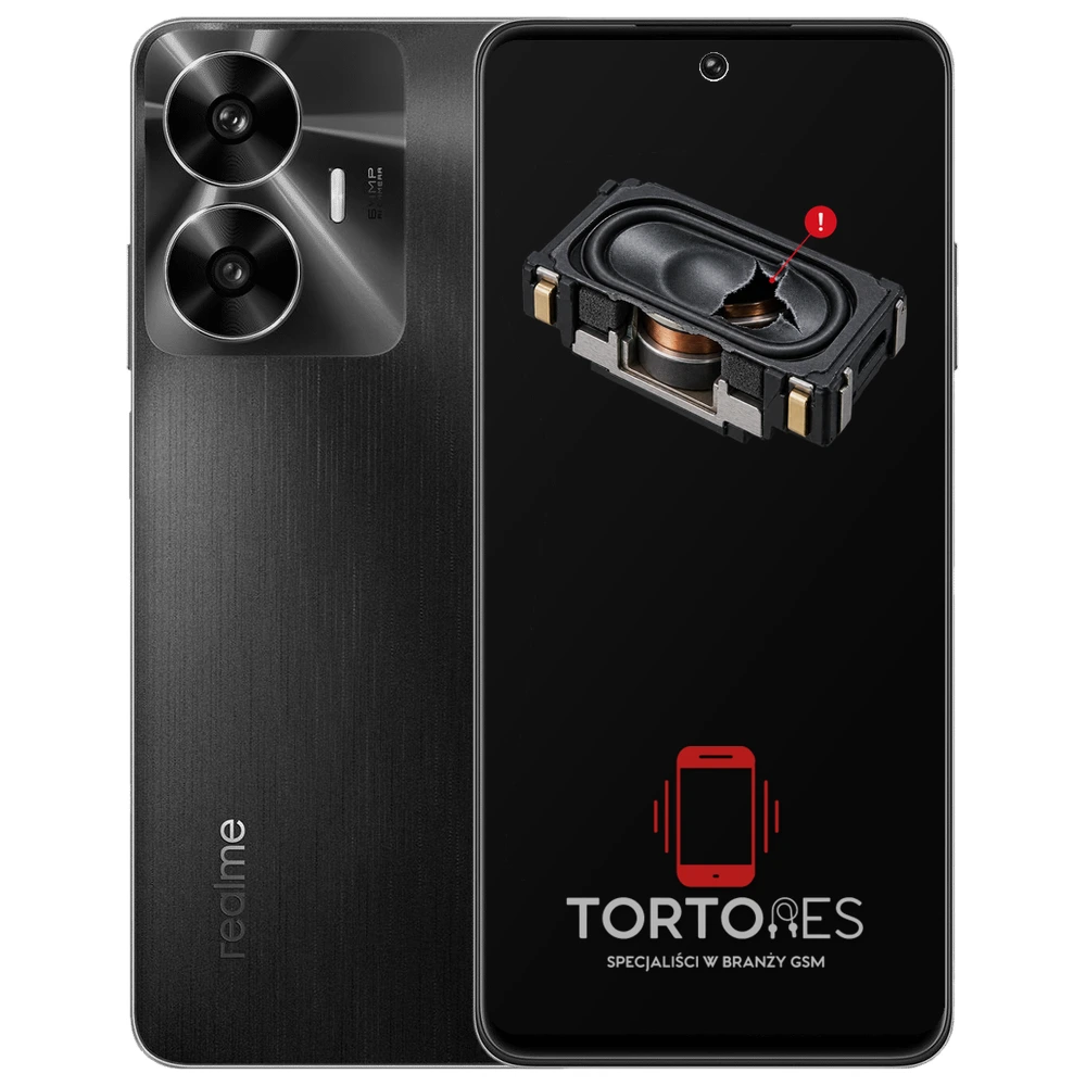 Realme C55 z symbolem głośnika multimedialnego - wymiana głośnika multimedialnego
