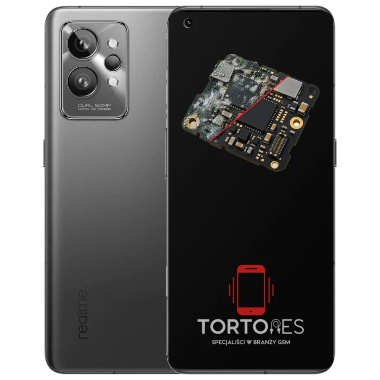 Realme GT 2 Pro z ilustracją zalania - czyszczenie po zalaniu