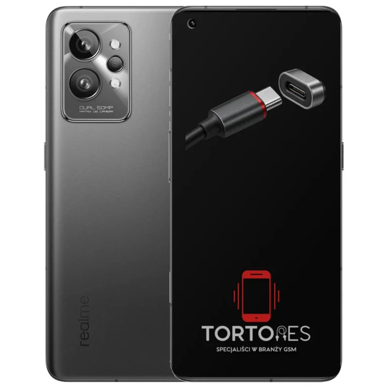 Realme GT 2 Pro z ilustracją złącza ładowania - naprawa złącza ładowania