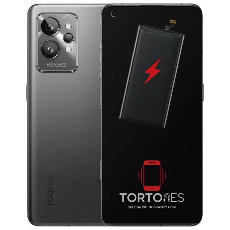 Realme GT 2 Pro z ilustracją baterii - wymiana baterii
