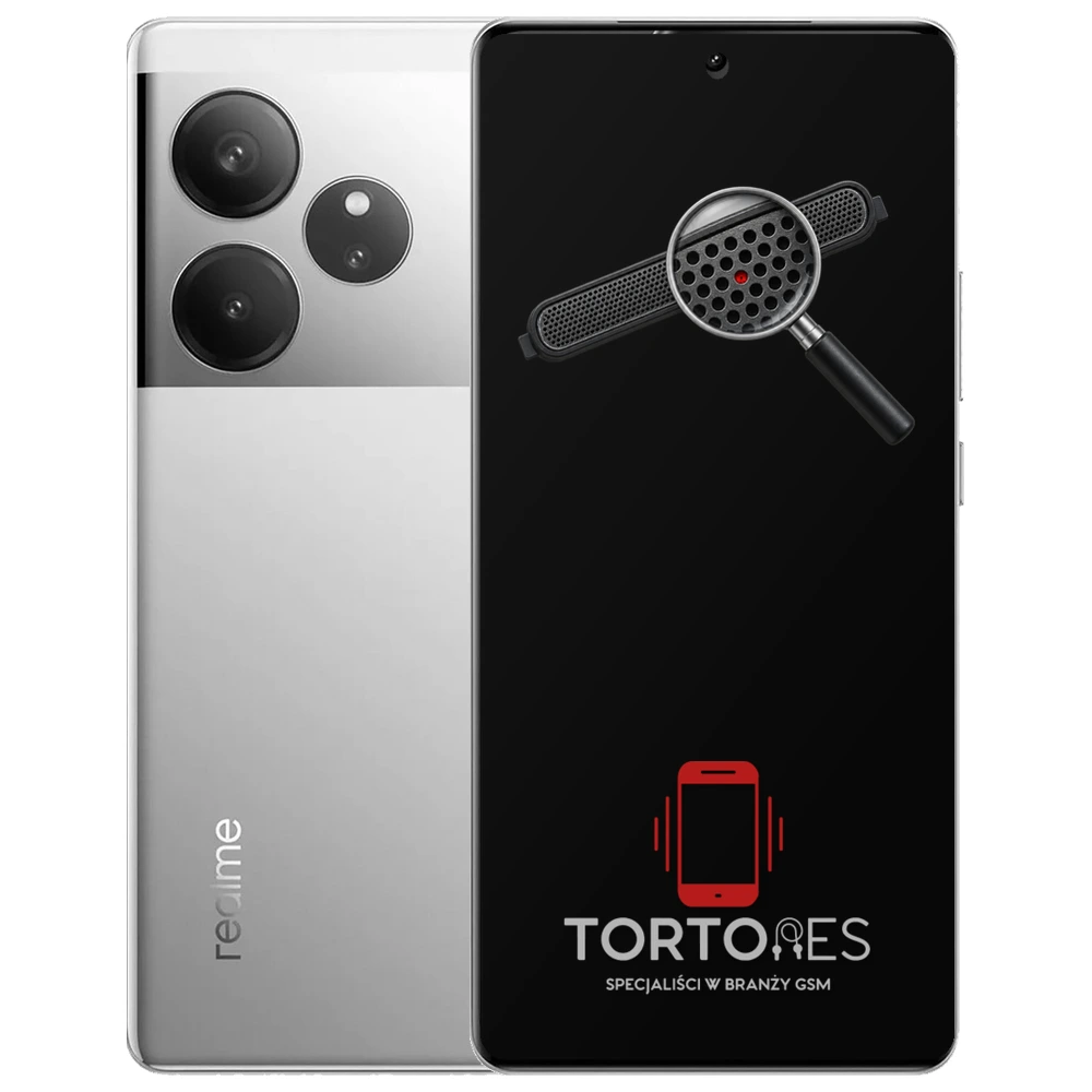 Realme GT 6 z symbolem głośnika rozmów - wymiana głośnika rozmów