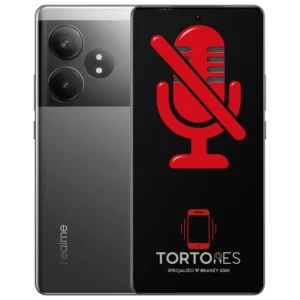 Realme GT 6T z symbolem mikrofonu - naprawa mikrofonu