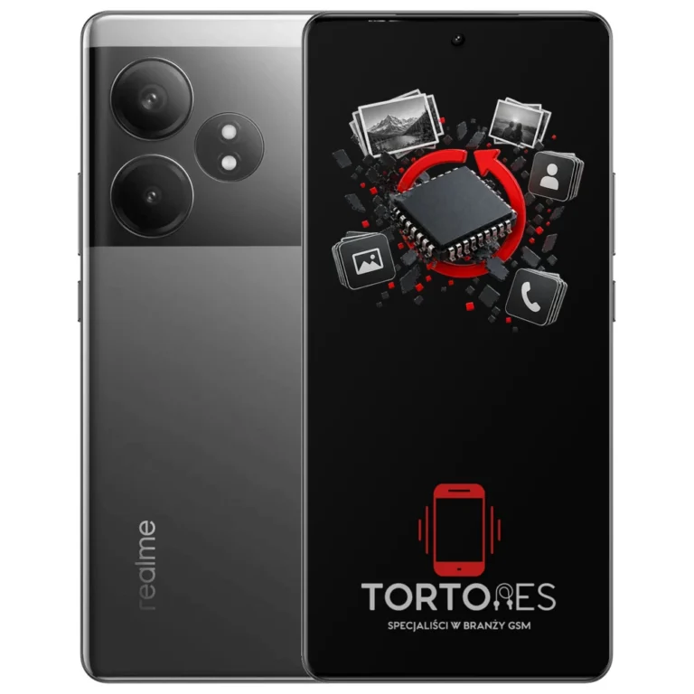 Realme GT 6T z ilustracją odzyskiwania danych - odzyskiwanie danych