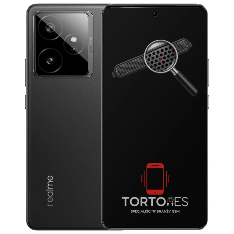 Realme GT 7 z symbolem głośnika rozmów - wymiana głośnika rozmów
