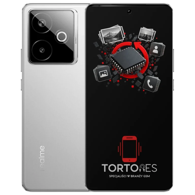 Realme GT 7T z ilustracją odzyskiwania danych - odzyskiwanie danych