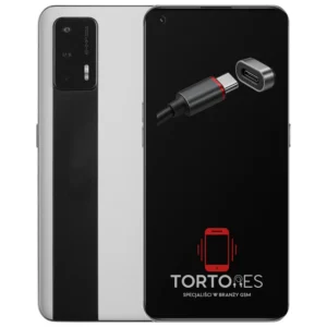 Realme GT 5G z ilustracją złącza ładowania - naprawa złącza ładowania