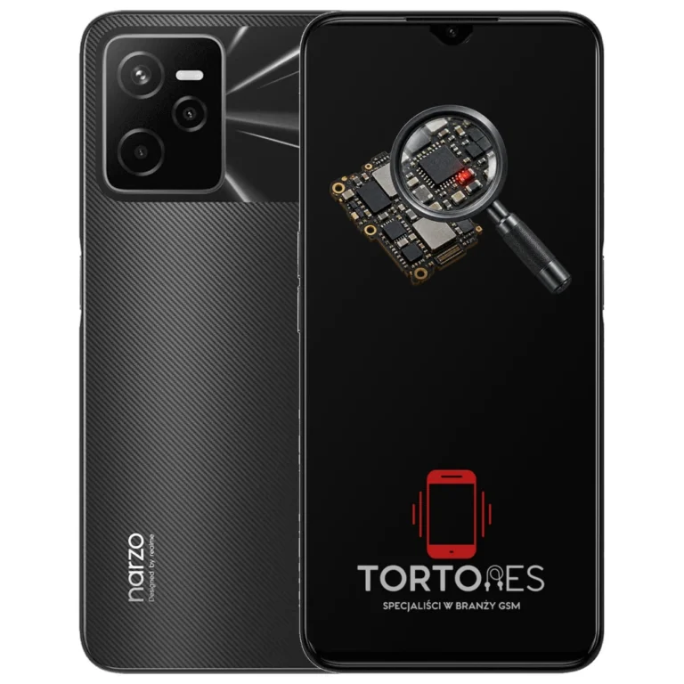 Realme Narzo 50A Prime z symbolem diagnostyki - diagnoza telefonu
