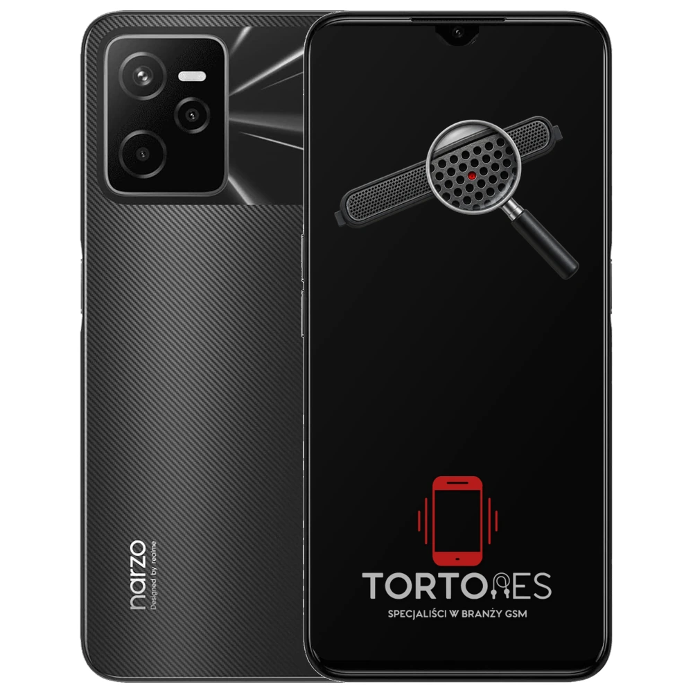 Realme Narzo 50A Prime z symbolem głośnika rozmów - wymiana głośnika rozmów