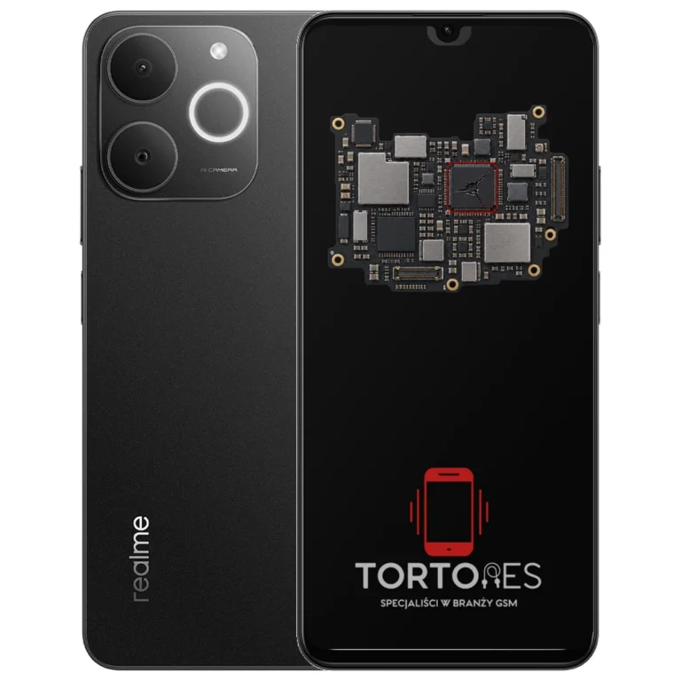 Realme Note 70T z ilustracją płyty głównej - naprawa płyty głównej