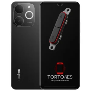 Realme Note 70T z symbolem przycisków - naprawa przycisków włączania i głośności