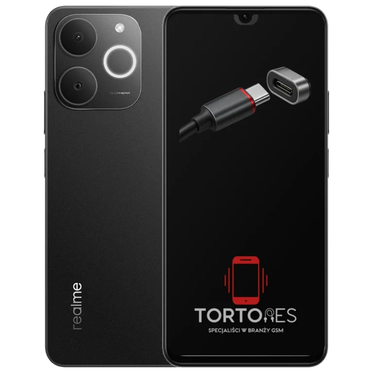 Realme Note 70T z ilustracją złącza ładowania - naprawa złącza ładowania