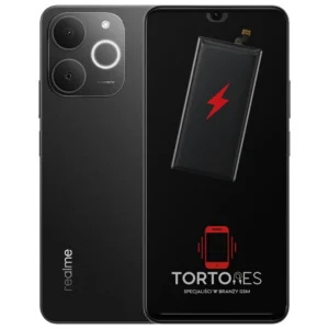 Realme Note 70T z ilustracją baterii - wymiana baterii
