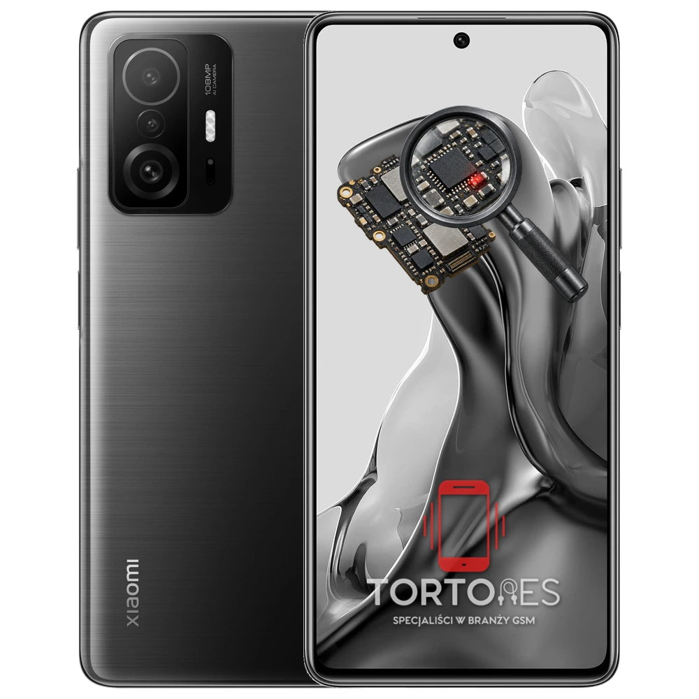 Xiaomi 11T z symbolem diagnostyki - diagnoza telefonu