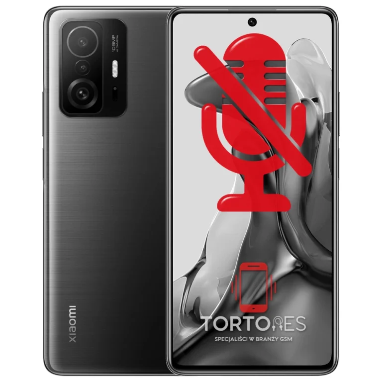 Xiaomi 11T z symbolem mikrofonu - naprawa mikrofonu