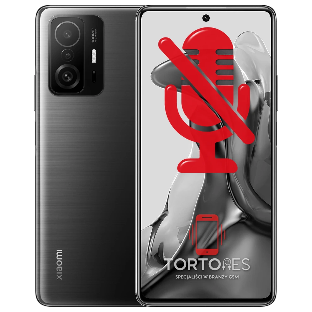 Xiaomi 11T z symbolem mikrofonu - naprawa mikrofonu
