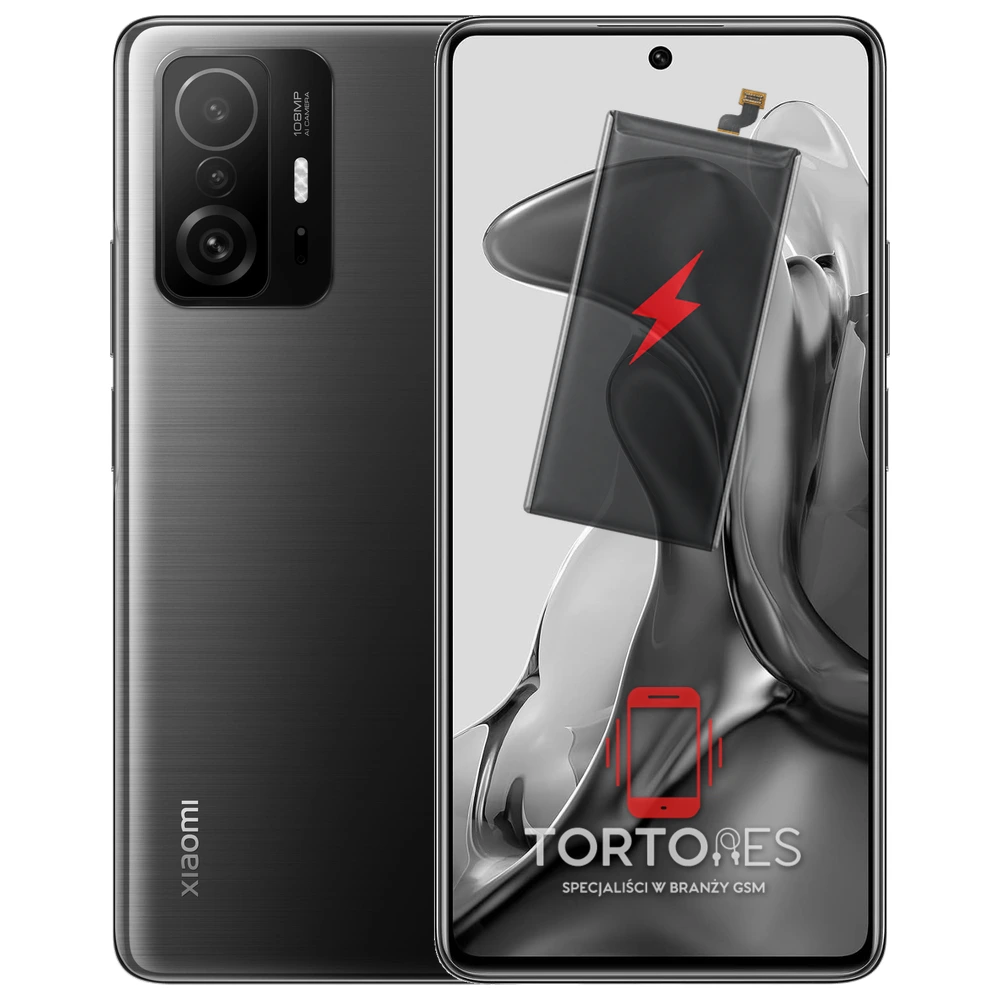 Xiaomi 11T z ilustracją baterii - wymiana baterii