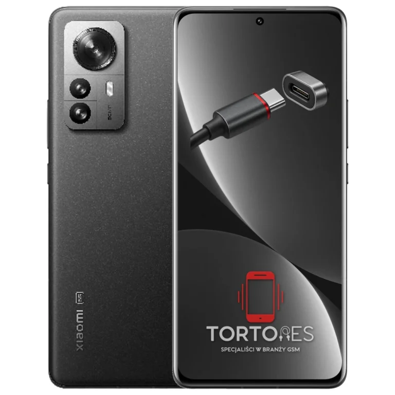 Xiaomi 12 Pro z ilustracją złącza ładowania - naprawa złącza ładowania