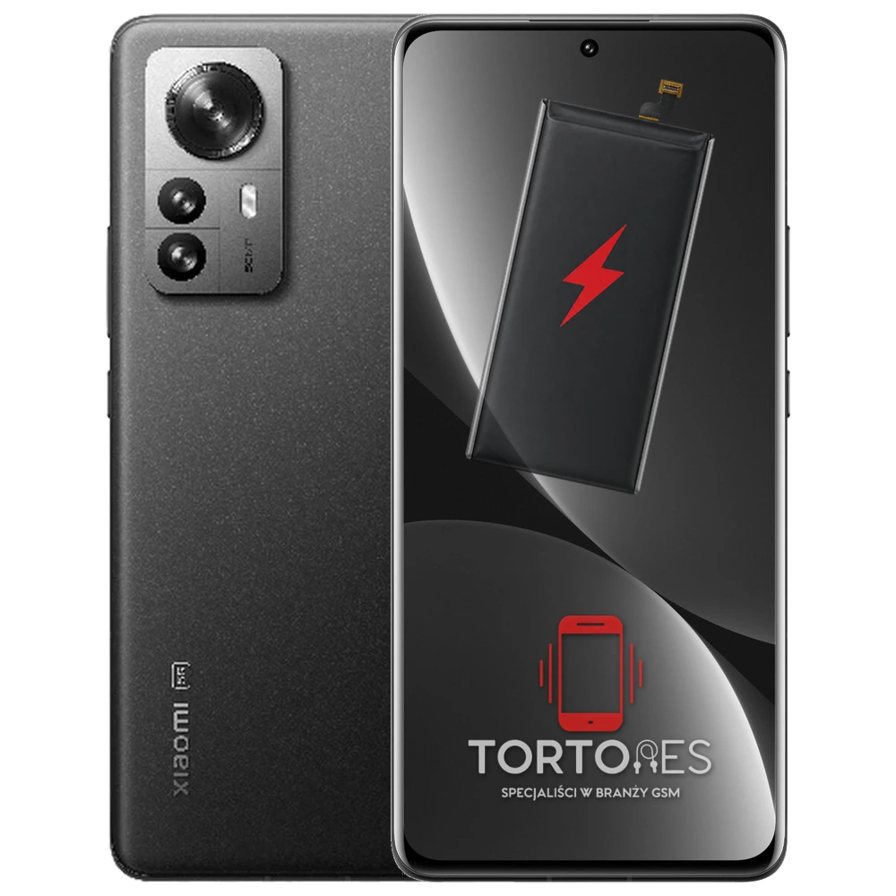 Xiaomi 12 Pro z ilustracją baterii - wymiana baterii