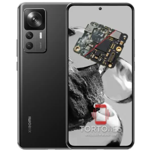 Xiaomi 12T z ilustracją zalania - czyszczenie po zalaniu