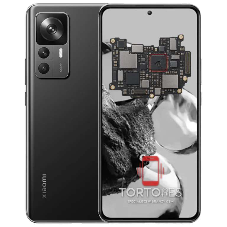 Xiaomi 12T z ilustracją płyty głównej - naprawa płyty głównej