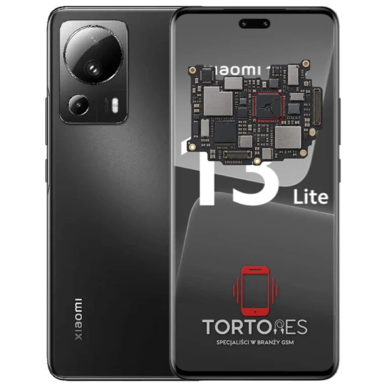 Xiaomi 13 Lite z ilustracją płyty głównej - naprawa płyty głównej