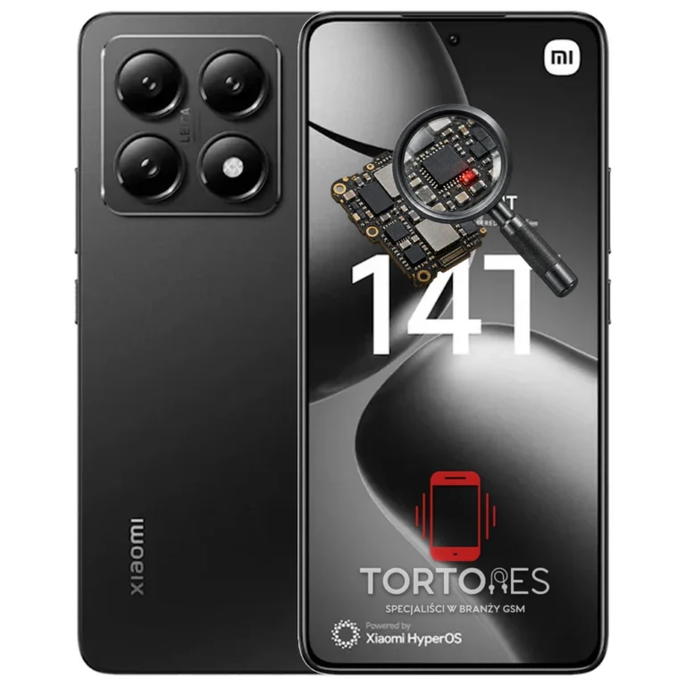 Xiaomi 14T z symbolem diagnostyki - diagnoza telefonu