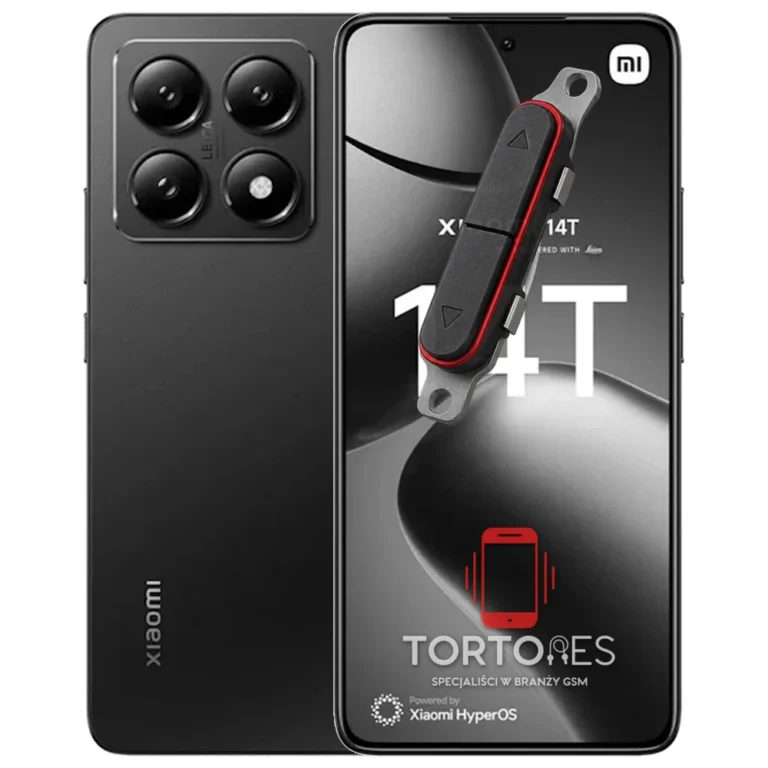 Xiaomi 14T z symbolem przycisków - naprawa przycisków włączania i głośności