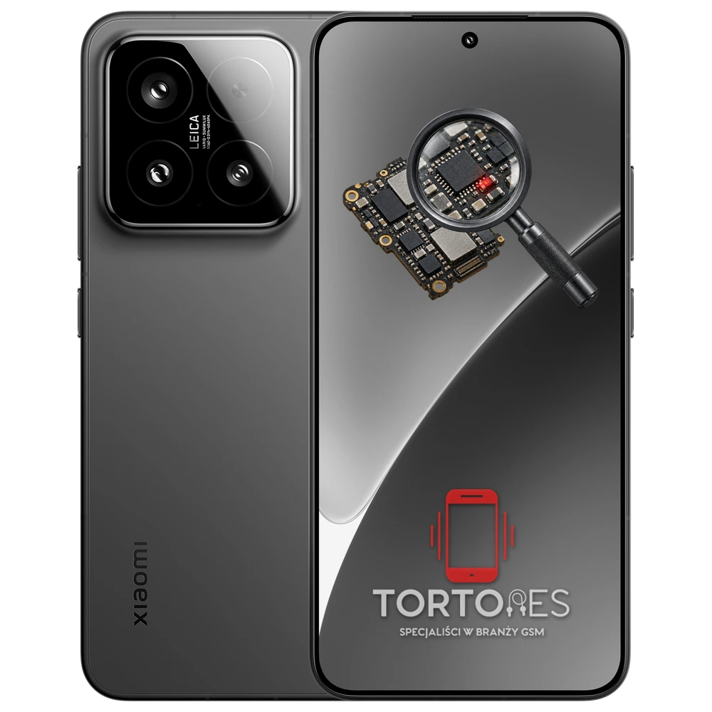 Xiaomi 15 z symbolem diagnostyki - diagnoza telefonu