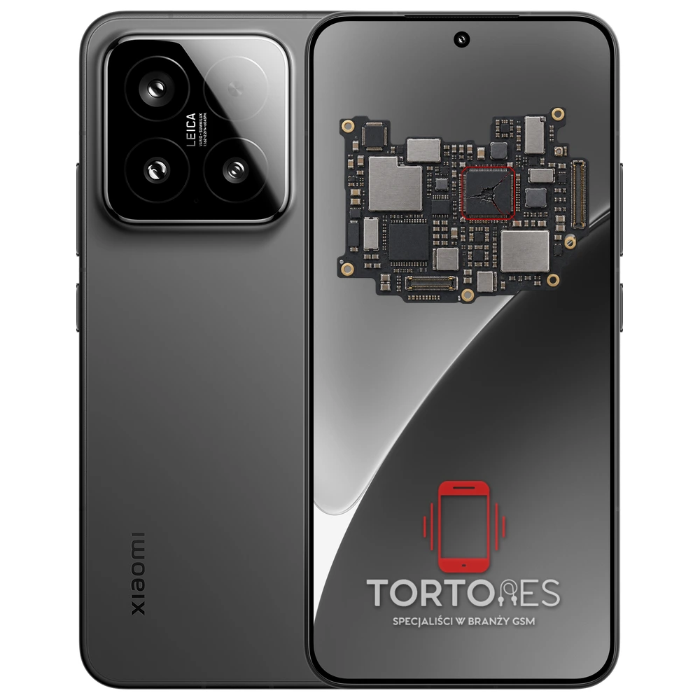 Xiaomi 15 z ilustracją płyty głównej - naprawa płyty głównej