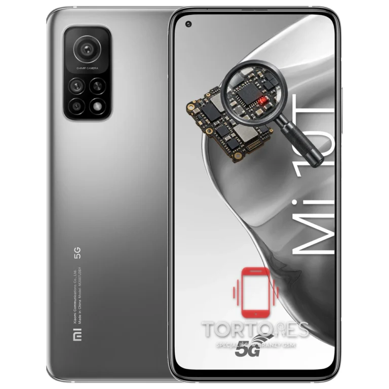 Xiaomi Mi 10T z symbolem diagnostyki - diagnoza telefonu